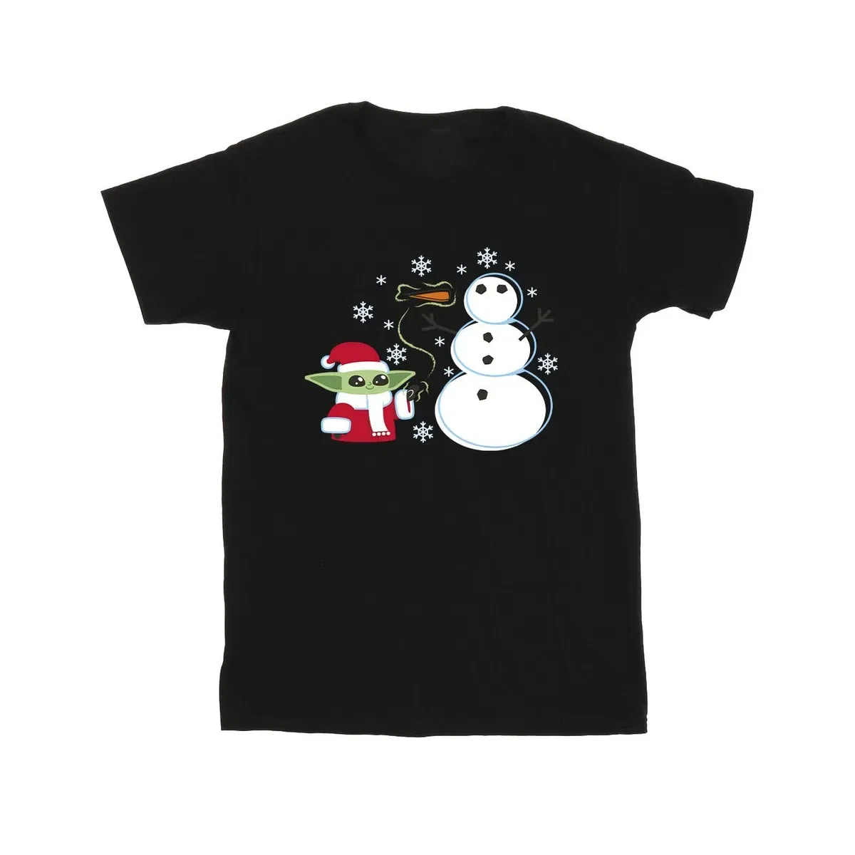 Футболка с принтом Mandalorian Yoda Star Wars, Black — фото 2