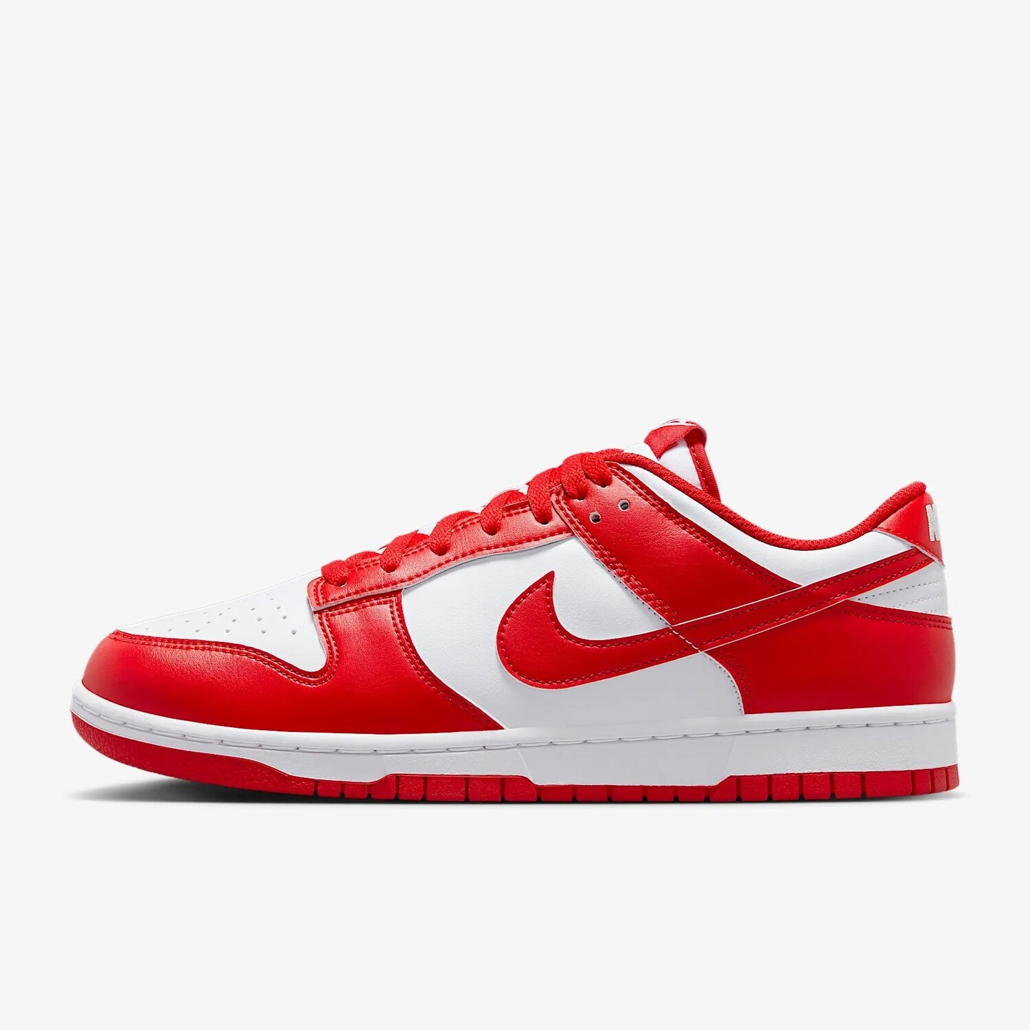 

Кроссовки Nike Dunk Low Retro, красный/белый