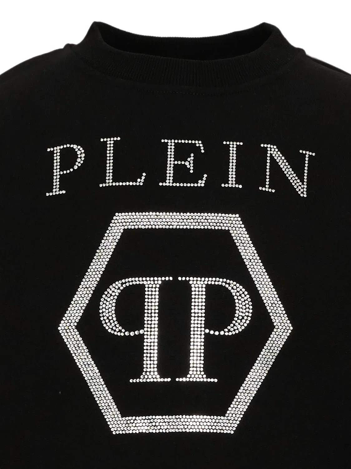 Philipp Plein Свитшот со стразами и логотипом, черный — фото 3