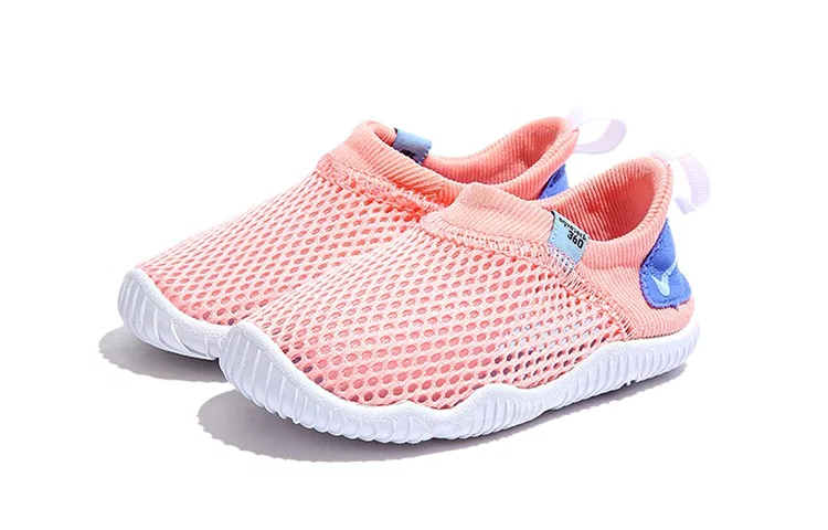 Детские носки-обувь Nike Sock 360 Aqua с принтом, розовый/синий — фото 3