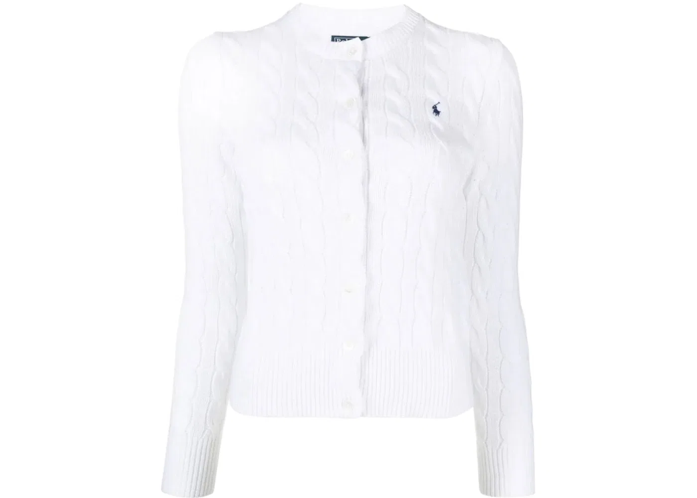 Женский кардиган с длинным рукавом Cardigan Polo Ralph Lauren, White