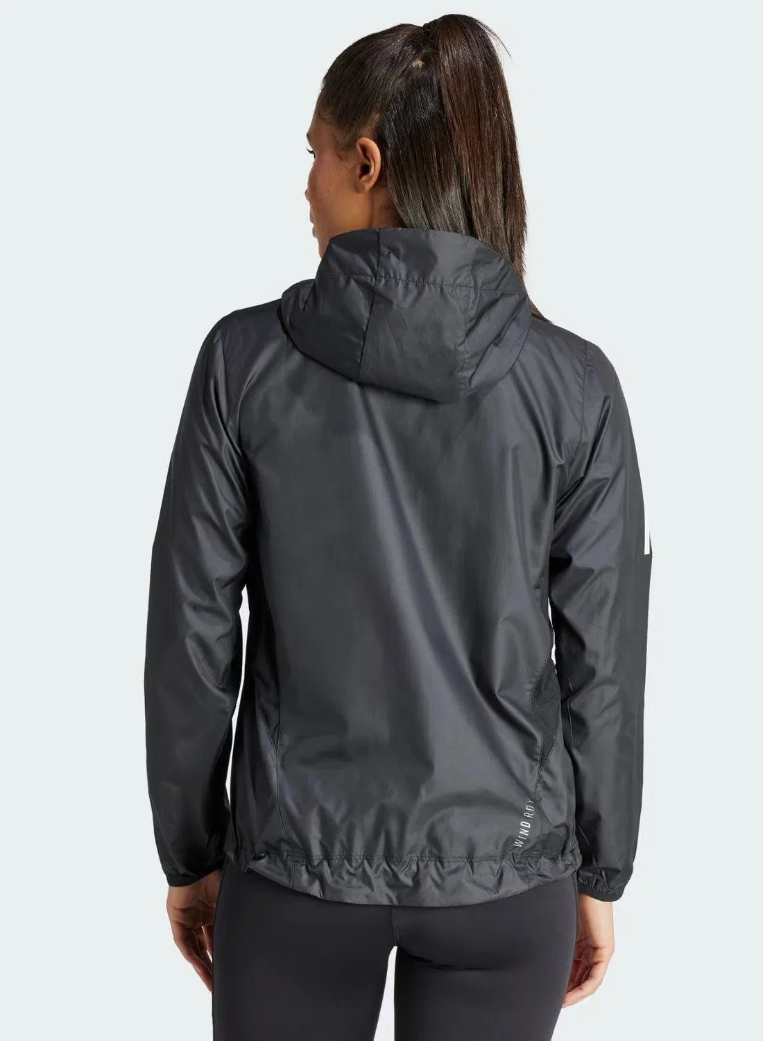 Куртка беговая с технологией WIND.RDY Own the Run Adidas, черный — фото 2