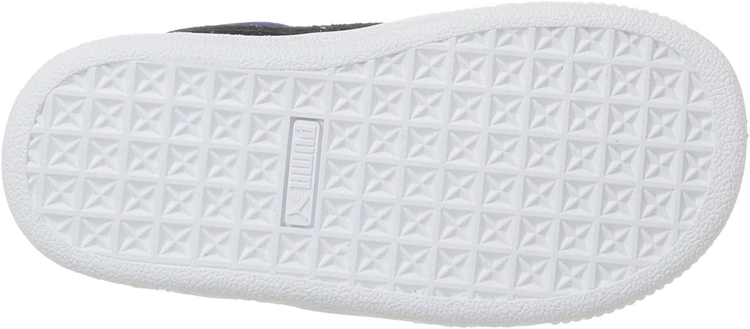 Детские кроссовки PUMA Suede с двумя застежками, синий — фото 4