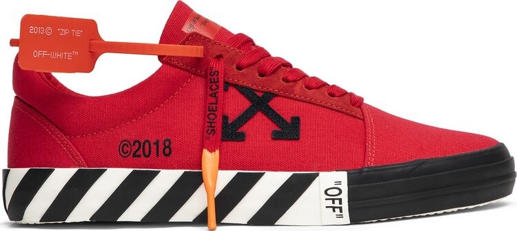 

Кроссовки Off-White Vulc Low Top Red, красный