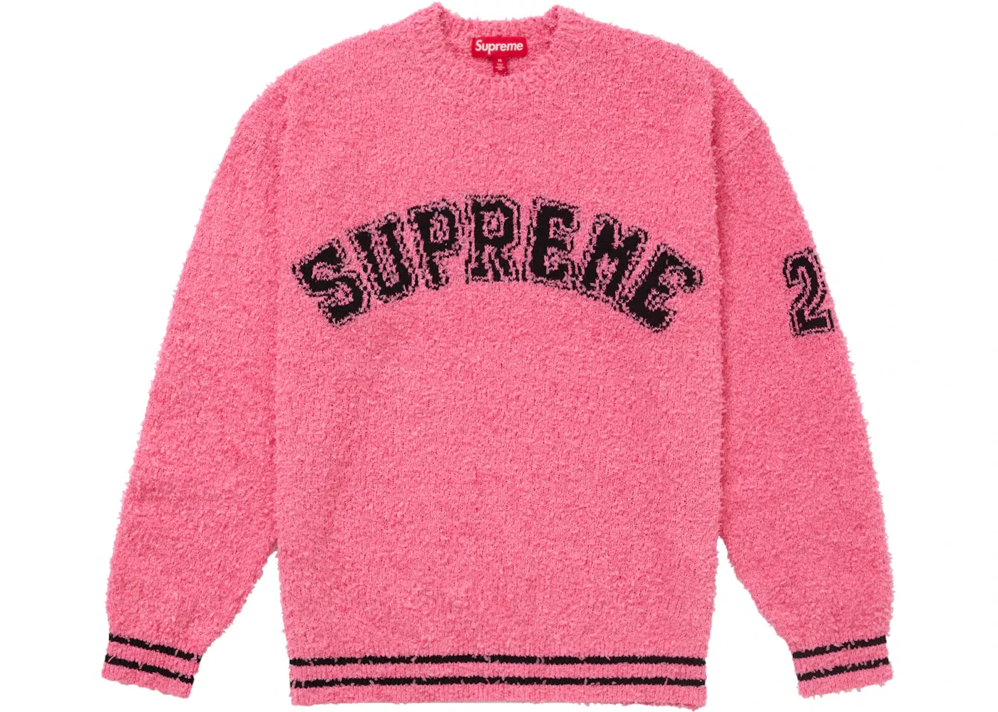Мужской свитер с текстурой Supreme, Pink