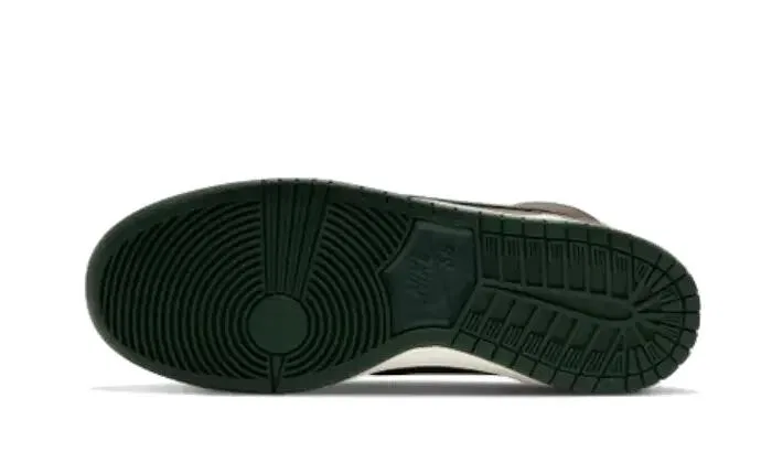 Детские кроссовки для скейтбординга SB Dunk High Nike, Baroque Brown — фото 3