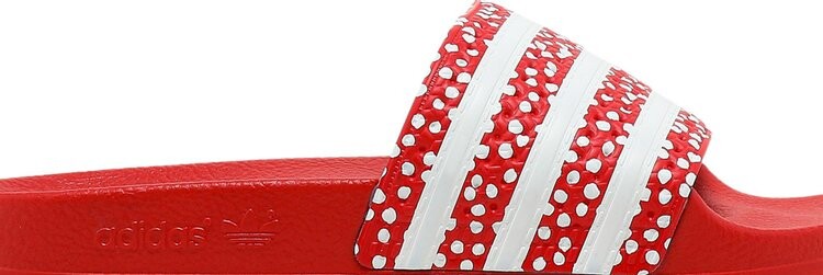 Сандалии Adidas Wmns Adilette Slide 'Polka - Vivid Red', красный — фото 3