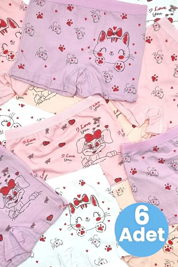 Детские боксеры для мальчиков хлопковые комплект 6 шт Tezzgelsin, Multicolor