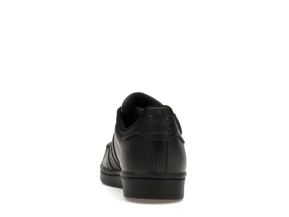Детские кроссовки Lifestyle с круглым носом Adidas Superstar, Core Black Core Black Core Black — фото 4