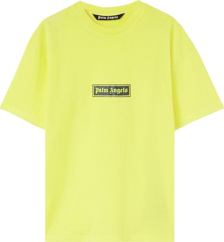 

Футболка Palm Angels GD Box Logo Tee 'Yellow/White', желтый