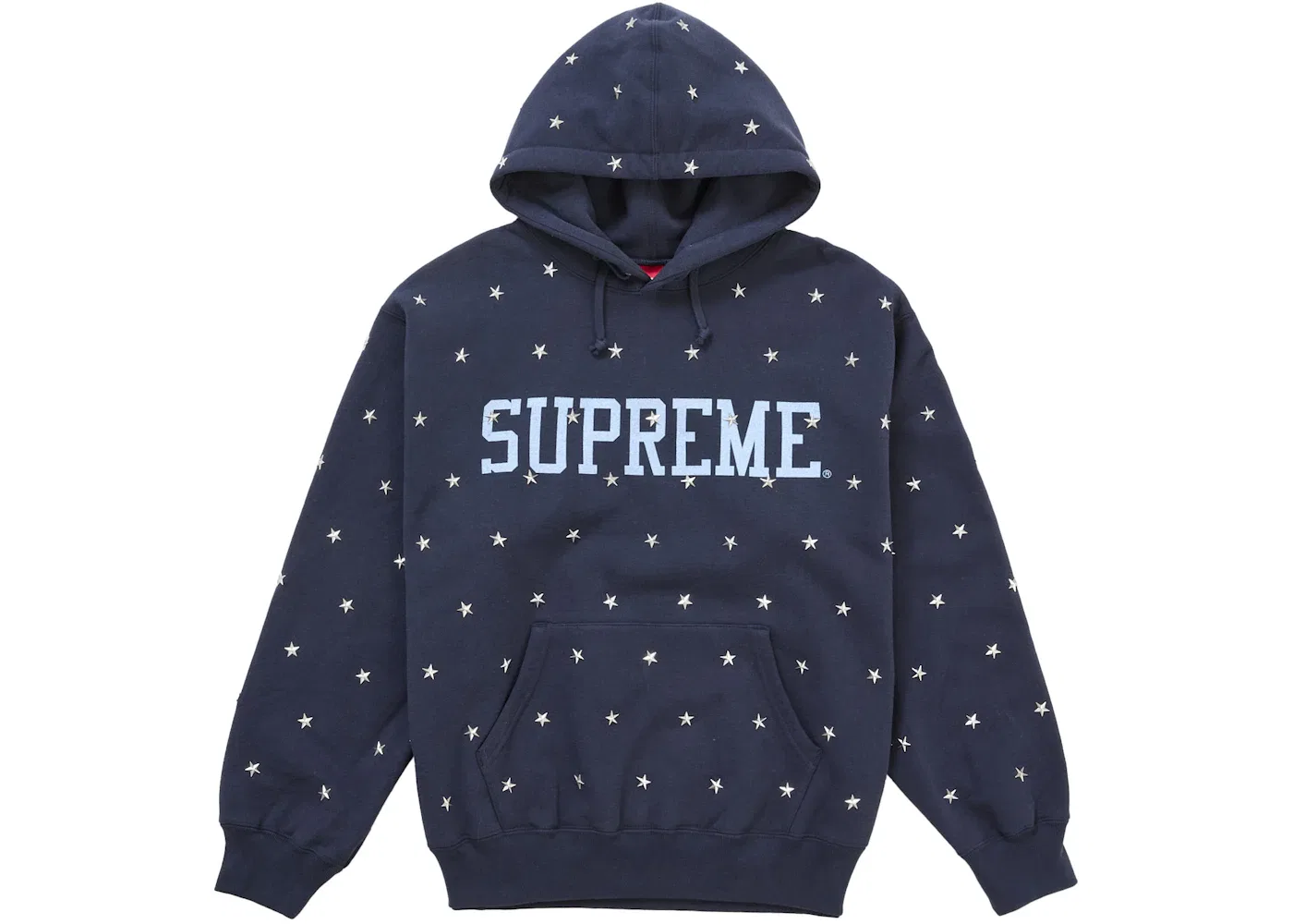 Мужской худи с принтом Stars Studded Supreme, Navy
