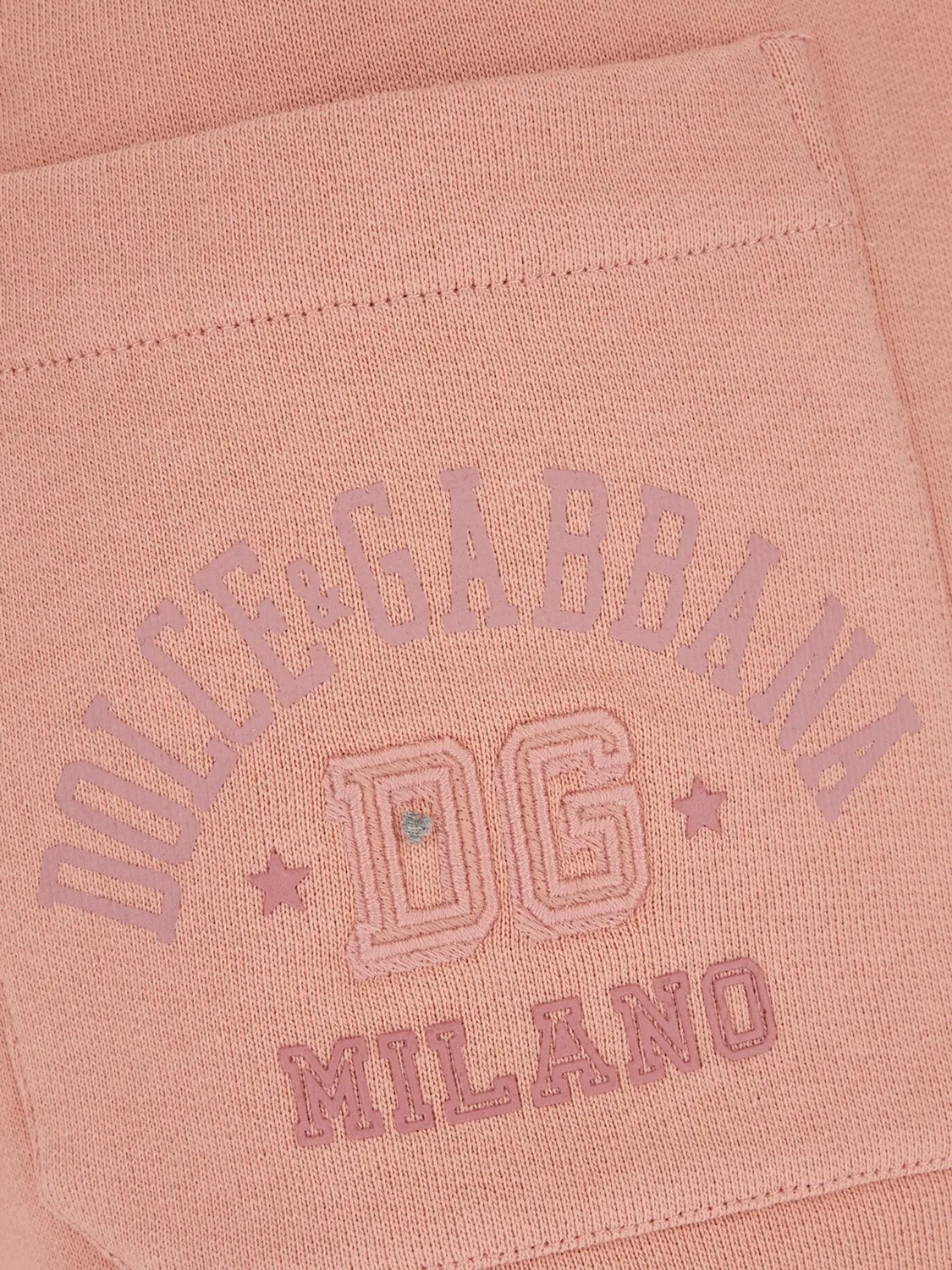 Dolce & Gabbana Шорты из 100% хлопка розового цвета — фото 2