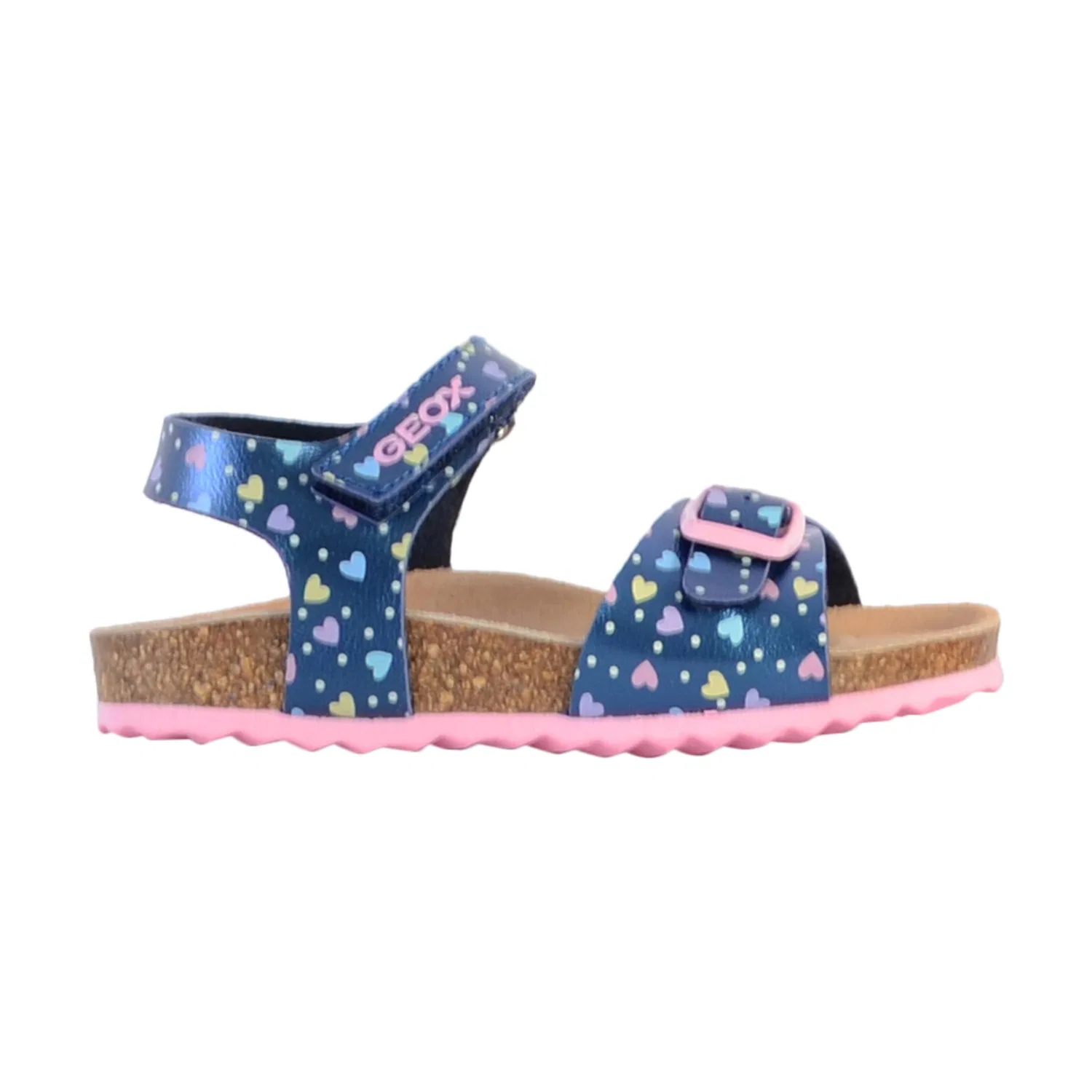 Детские сандалии с закрытым носком Geox Modell B Sandal Chalki Girl, Blau — фото 2