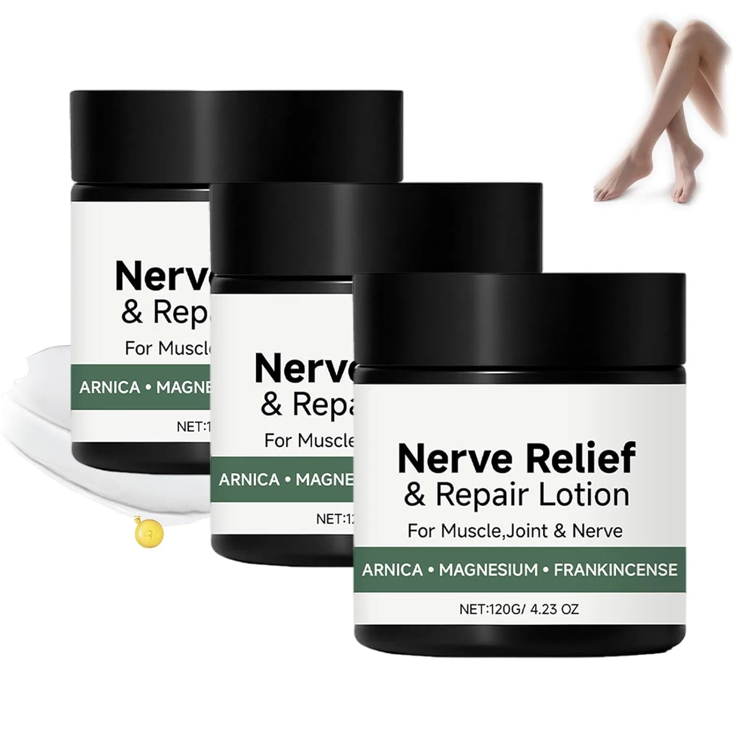 Крем для тела Alcura Nerve Cream, 3 шт, 120 г Skzkk