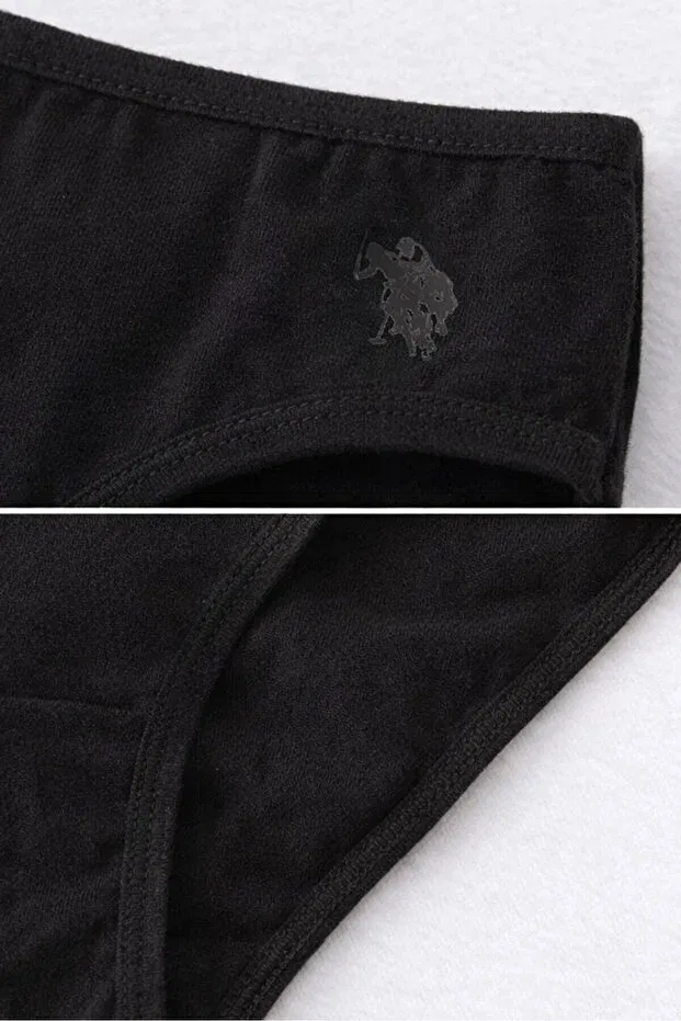 Детские трусы-слипы для девочек хлопковые U.S. Polo Assn., Asorti — фото 4