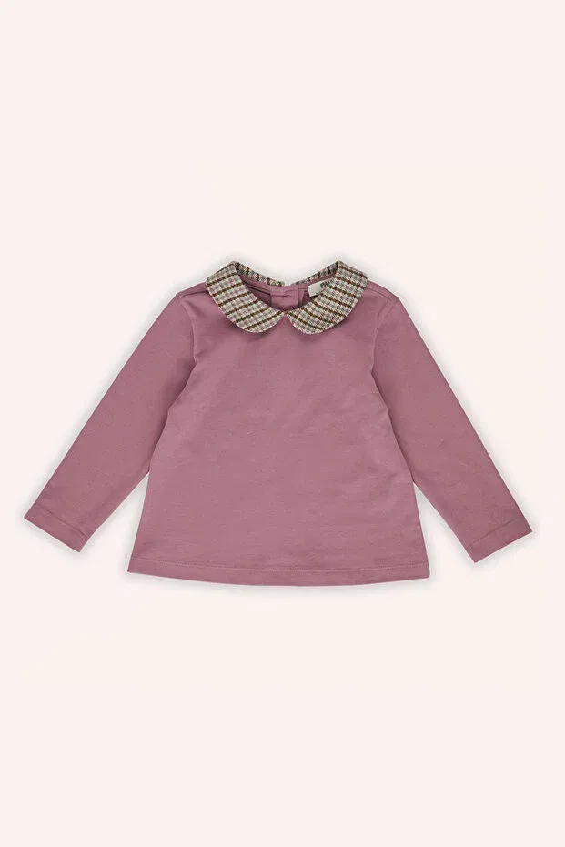 Детская футболка для девочек с длинным рукавом Panço, Rose Dried