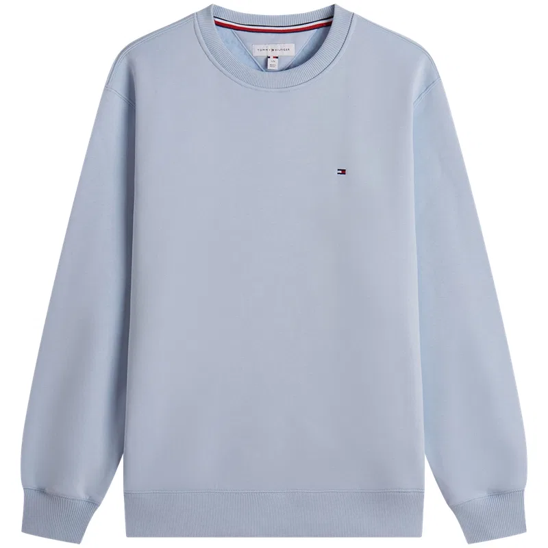 Мужской свитшот с круглым вырезом Sky Blue C1O Tommy Hilfiger