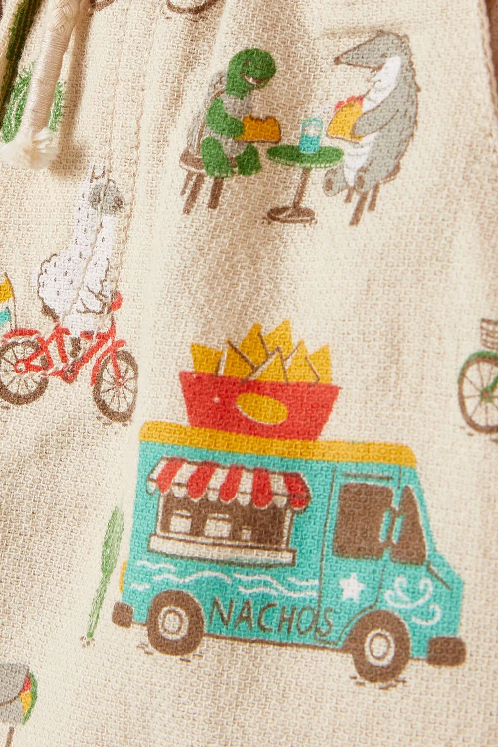 Шорты на резинке из органического хлопка Taco Truck Purebaby — фото 4