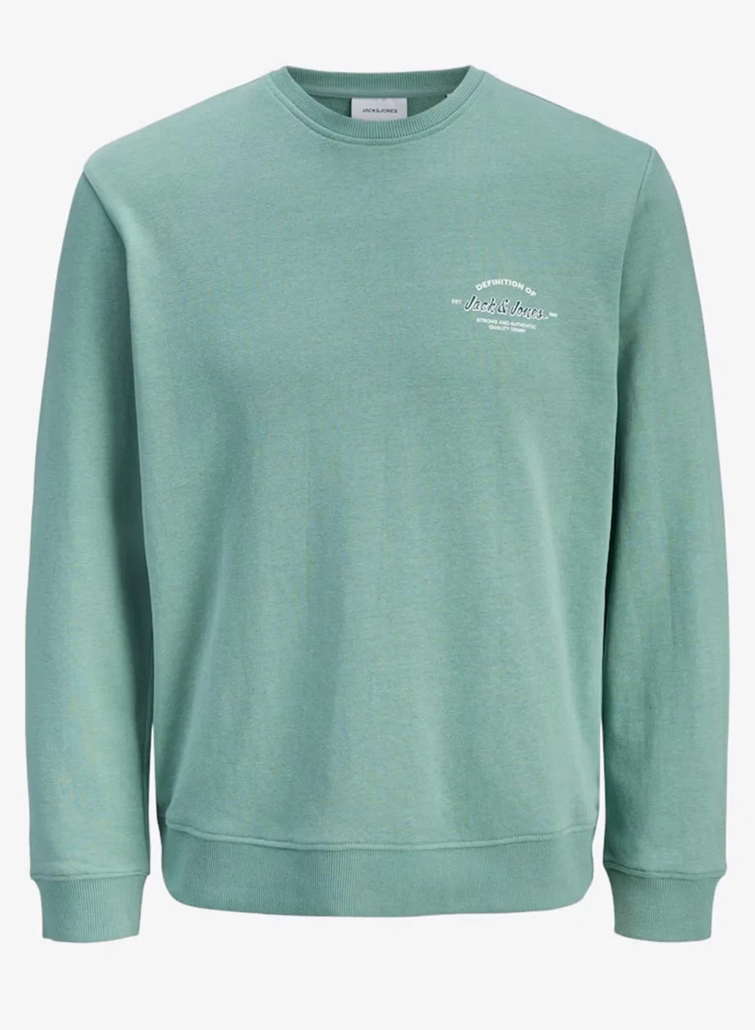 Свитшот с круглым вырезом JJBrandon Jack & Jones Junior, синий — фото 3