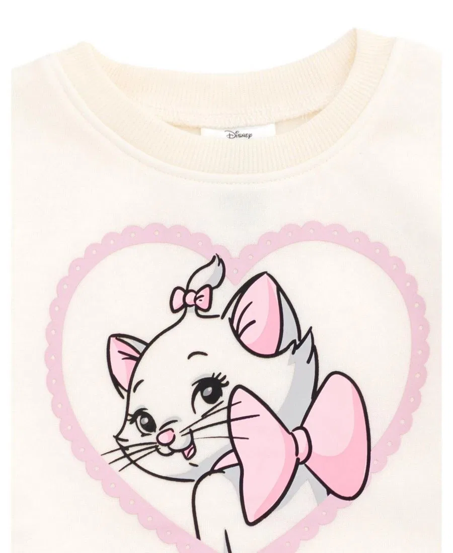 Детский свитшот с принтом Marie из мультфильма «Коты-аристократы» The Aristocats, Cream Marie — фото 3
