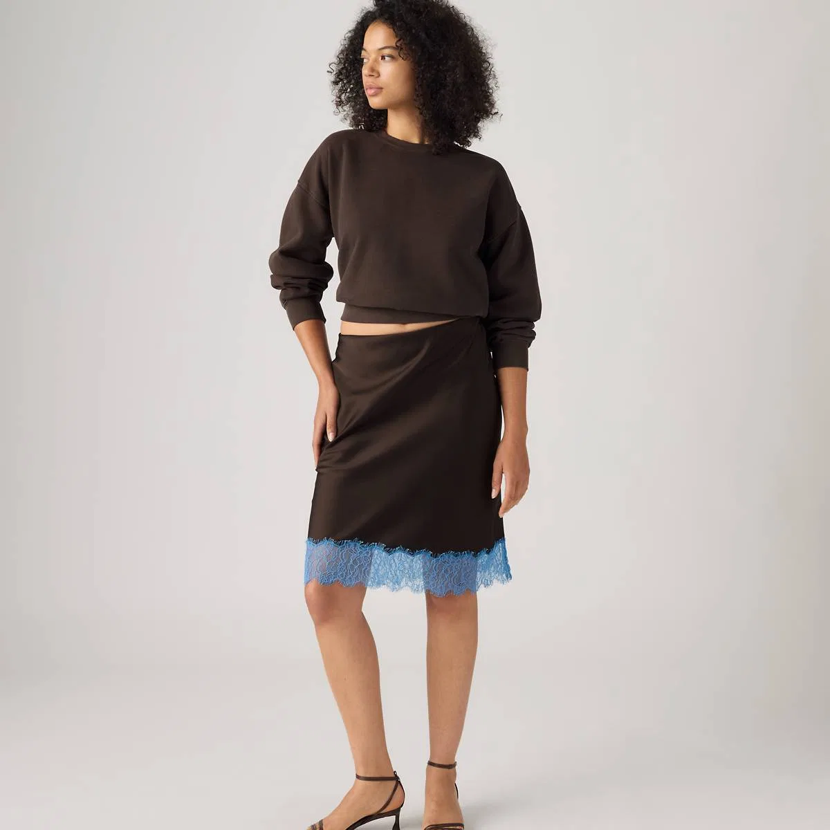 Юбка миди Линн Levi's, Java - Brown