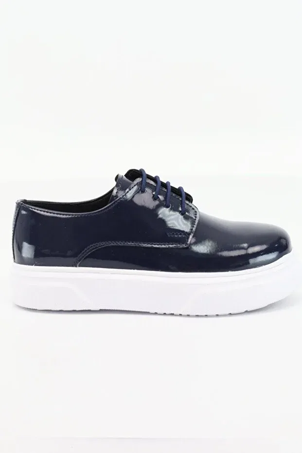 Детские туфли для мальчиков классические Sirri, Navy Blue — фото 3