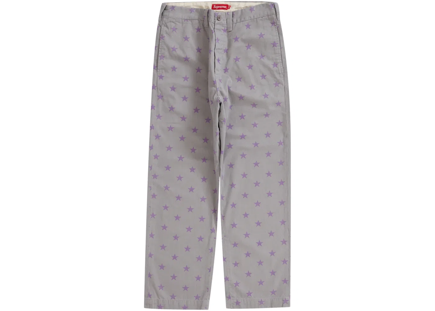 Мужские брюки с принтом Pant Supreme, Grey Stars — фото 2