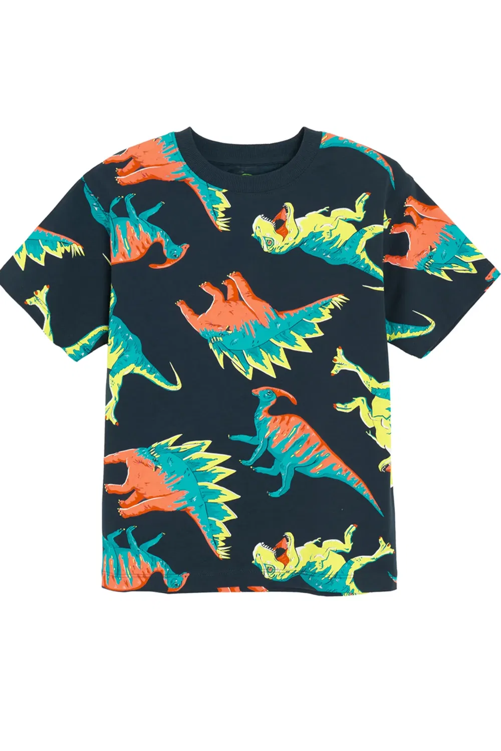 Детская футболка с принтом Dinosaur Cool Club, Navy