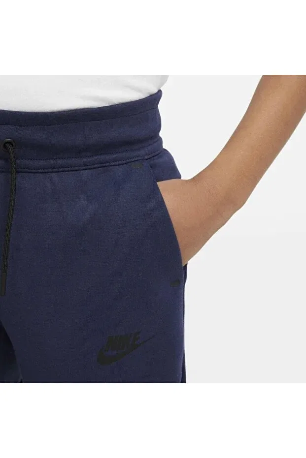 Детские спортивные штаны для мальчиков с принтом Nike, Navy Blue — фото 3