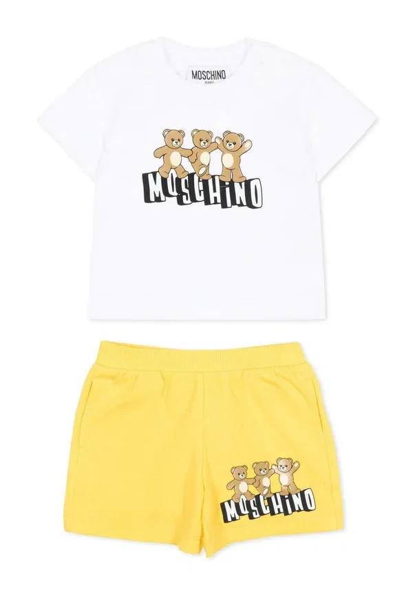 Полный комплект - шорты Moschino, желтый
