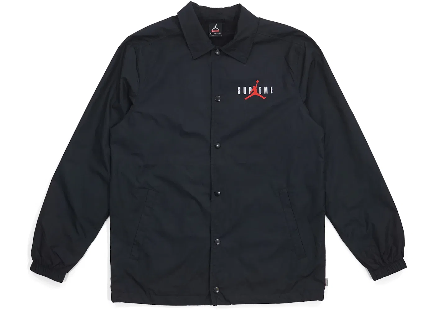 Мужская куртка-тренер Supreme Jordan Coaches Jacket Black