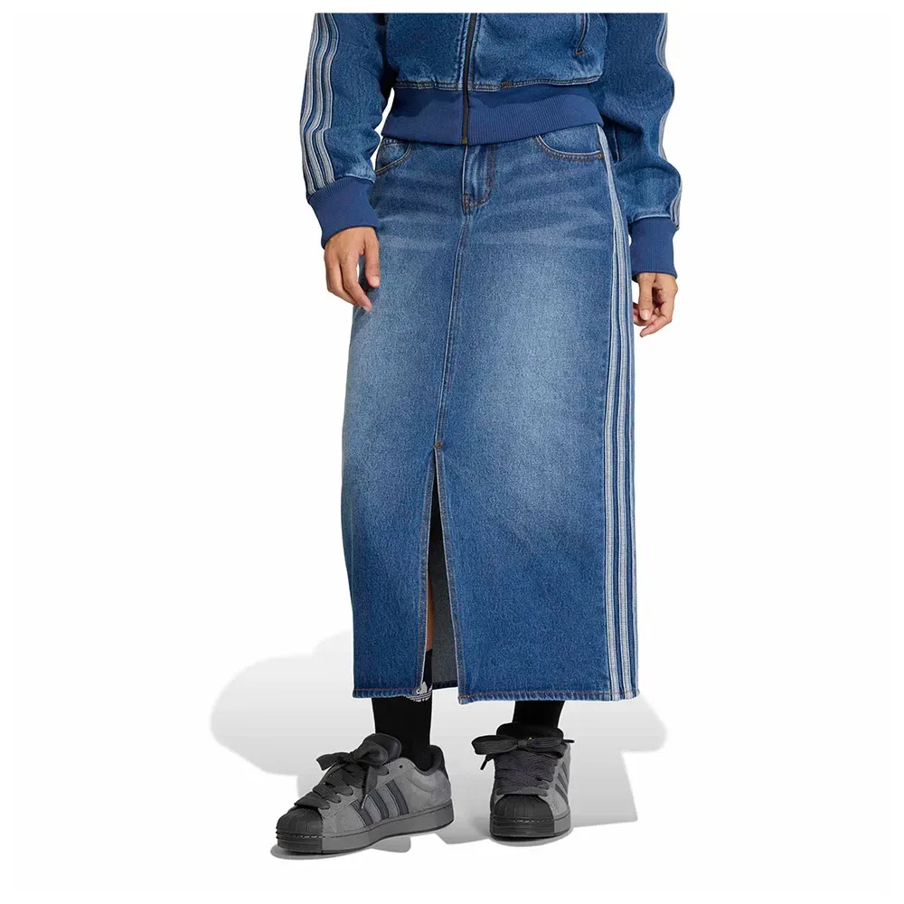 Юбка джинсовая 3 Stripes Adidas Originals, синий