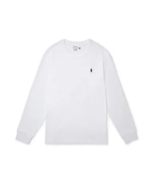 Футболка с длинным рукавом классического кроя, Polo Ralph Lauren, белый