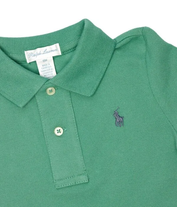 Детский комплект для мальчиков хлопковый Regular Fit Polo Ralph Lauren, зеленый — фото 4