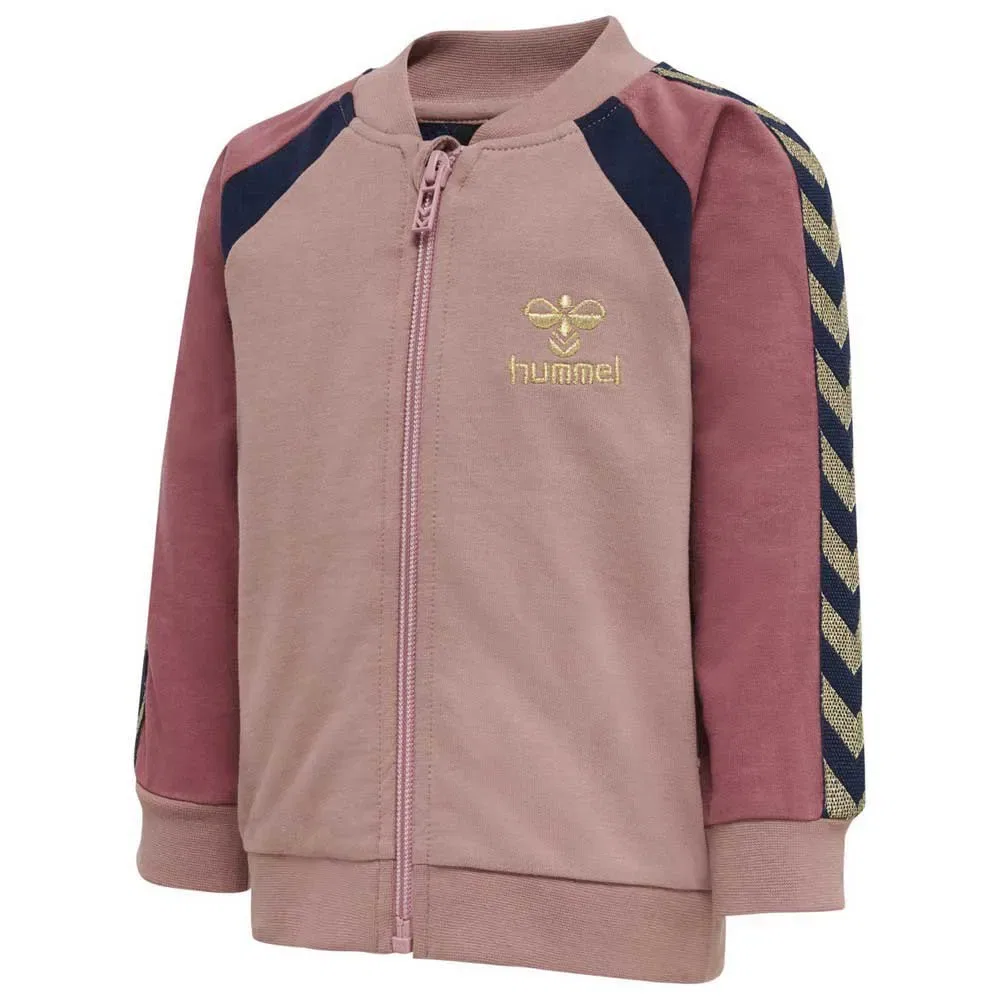 Детская куртка спортивная с цветовыми блоками League Hummel, Pink
