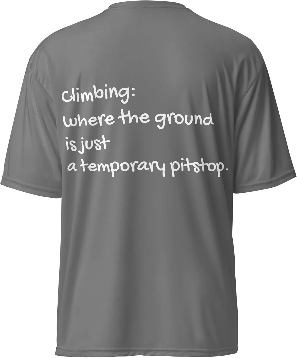 Унисекс футболка для скалолазания Climbing T-shirt, Graphite