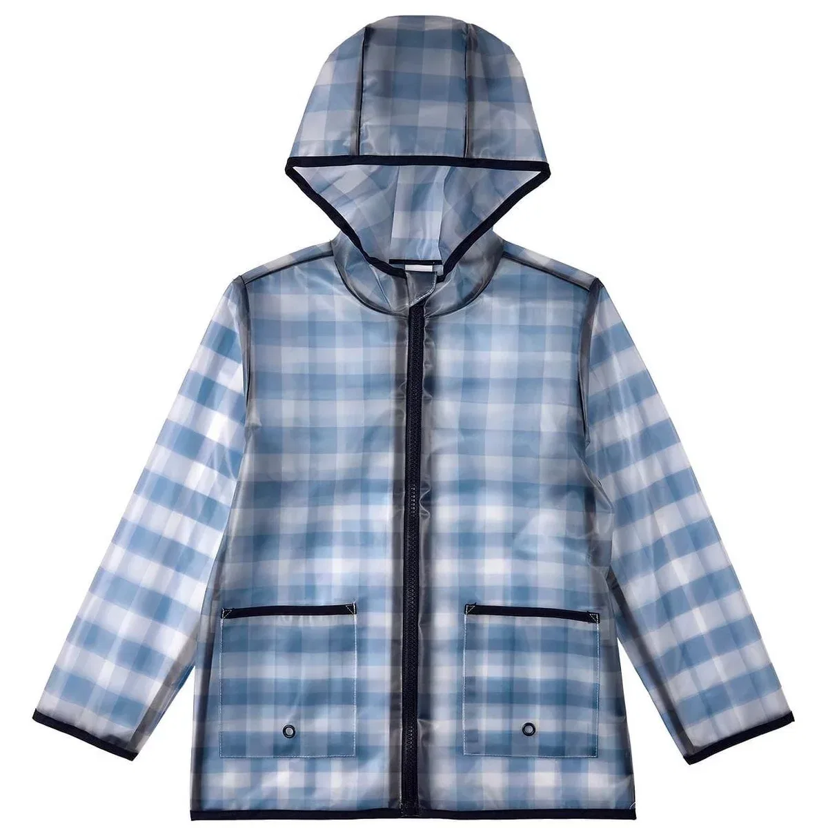 Детский дождевик для девочек с принтом Checkmate ONLINE UNIQUE RTW OUTERWEAR, Navy