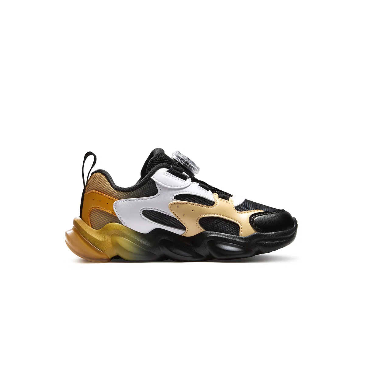 Кроссовки детские Heritage FHT FILA KIDS, Black/Gold Marigold Orange — фото 3