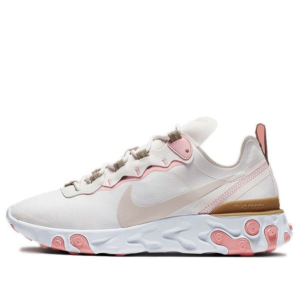 Кроссовки реагируют на элемент 55 Nike, белый