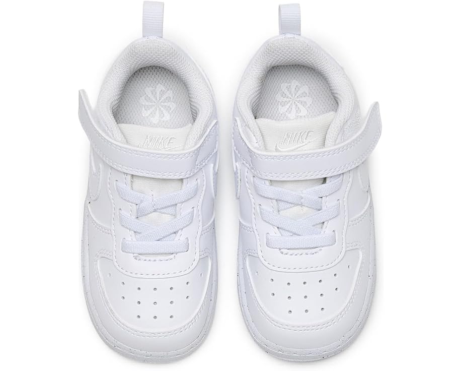 Детские кроссовки Nike Kids Court Borough Low Recraft (Infant/Toddler), White/White/White — фото 2