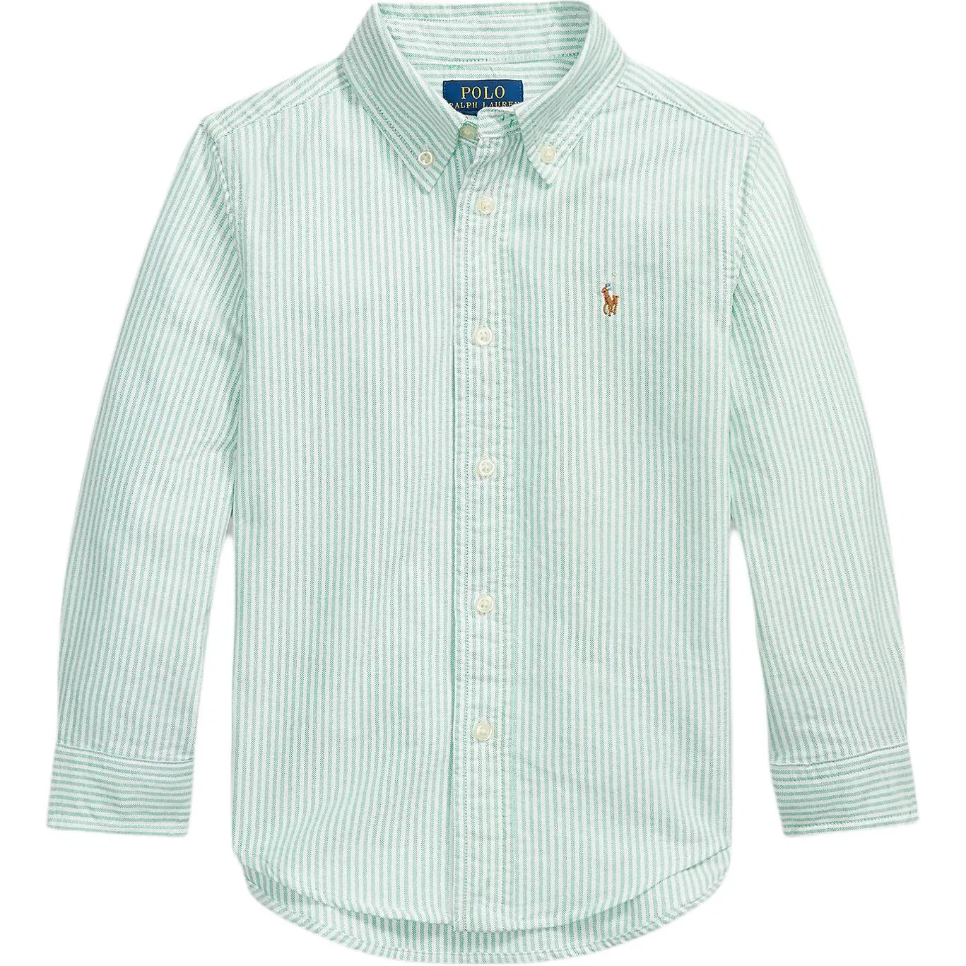 Детская рубашка повседневная с длинным рукавом Polo Ralph Lauren, Jadeite White