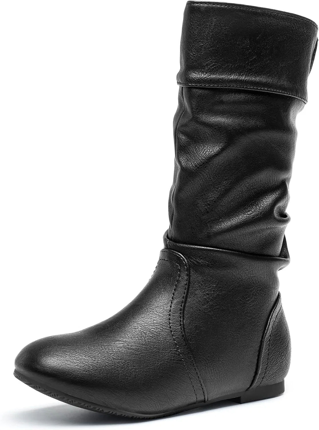 Детские сапоги для девочек до колена DREAM PAIRS, Black