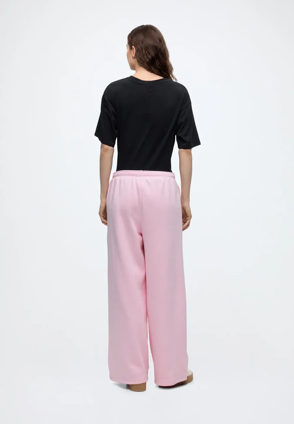 Свободные спортивные штаны с широкими штанинами - спортивные брюки Gap, Light Pink — фото 3