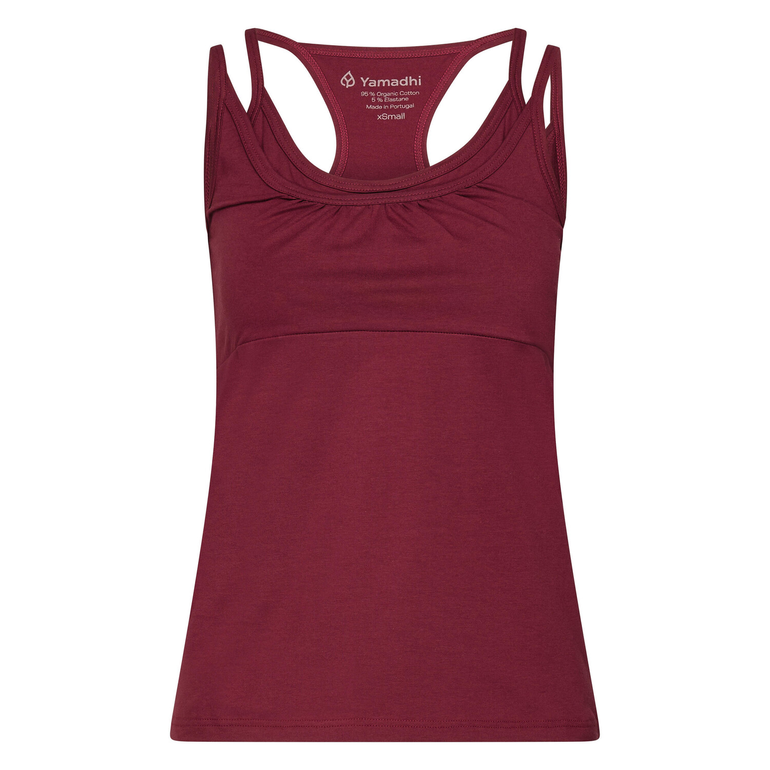 

Yamadhi Yoga Racerback Top, бордовый, темно-бордовый