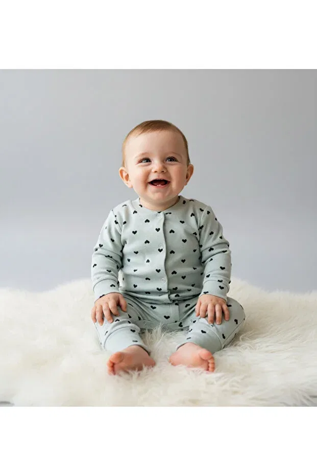 Детский комбинезон для новорожденных с принтом Minço Bebe, Khaki