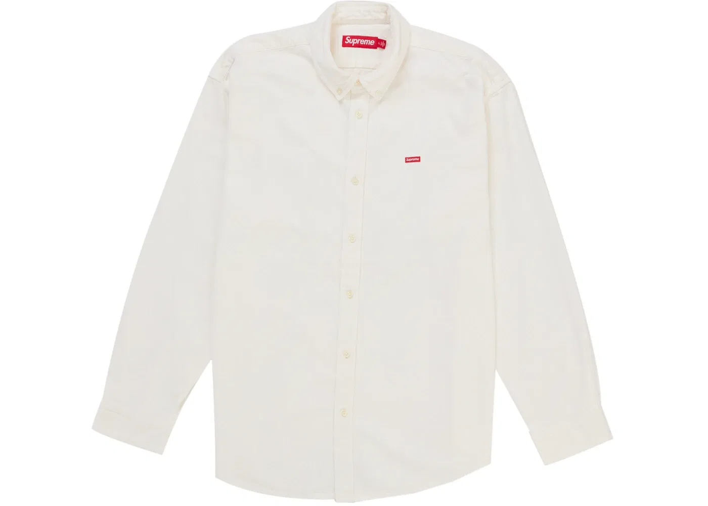 Мужская рубашка с принтом Small Box Shirt Supreme, белый