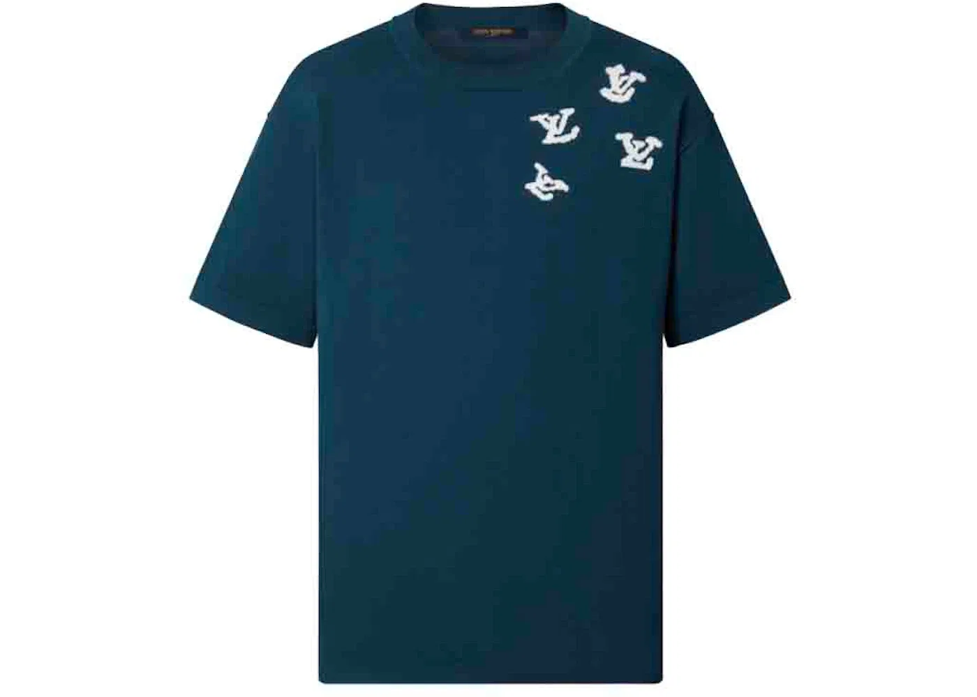 Мужской свитшот с принтом Jazz Trumpeter Signature Louis Vuitton, Bleu Graphique