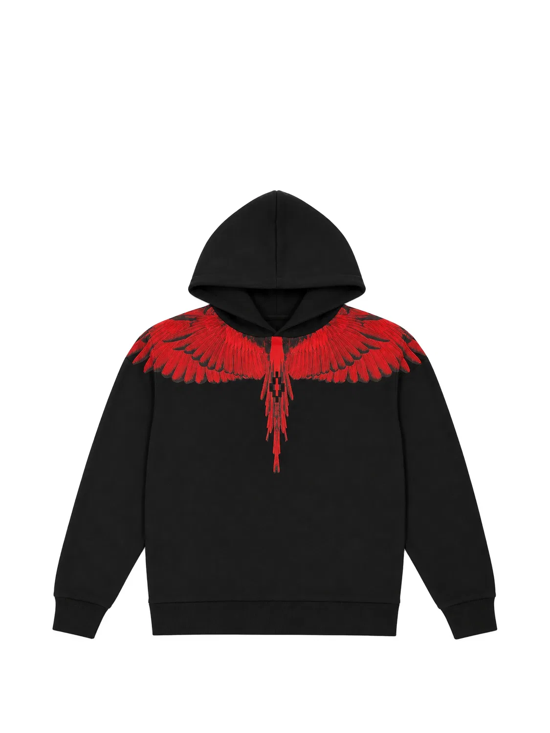 Худи с графичным принтом Marcelo Burlon County of Milan, черный