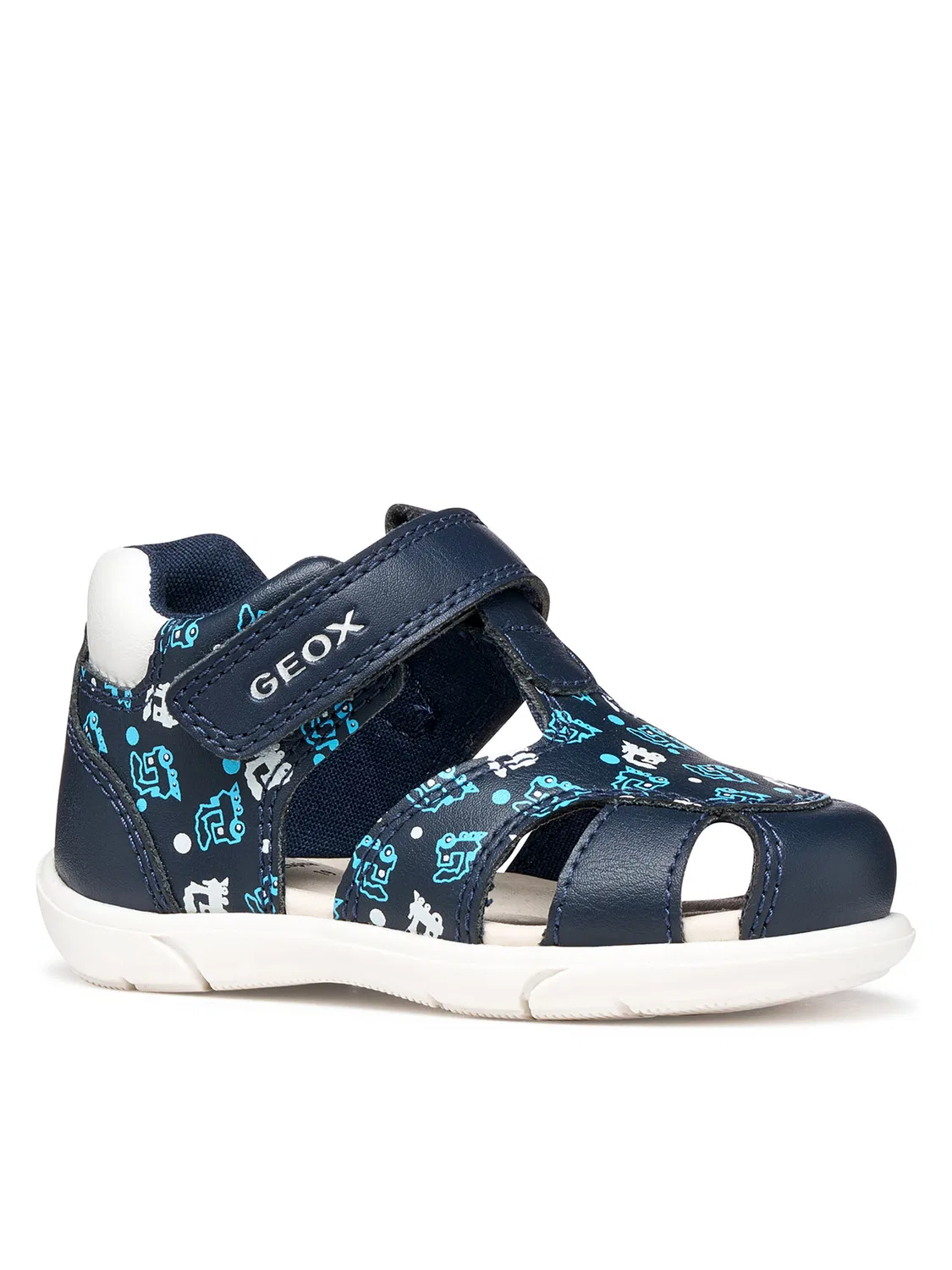 Сандалии для мальчика Sandal Zapito Boy Geox, темно-синий — фото 2