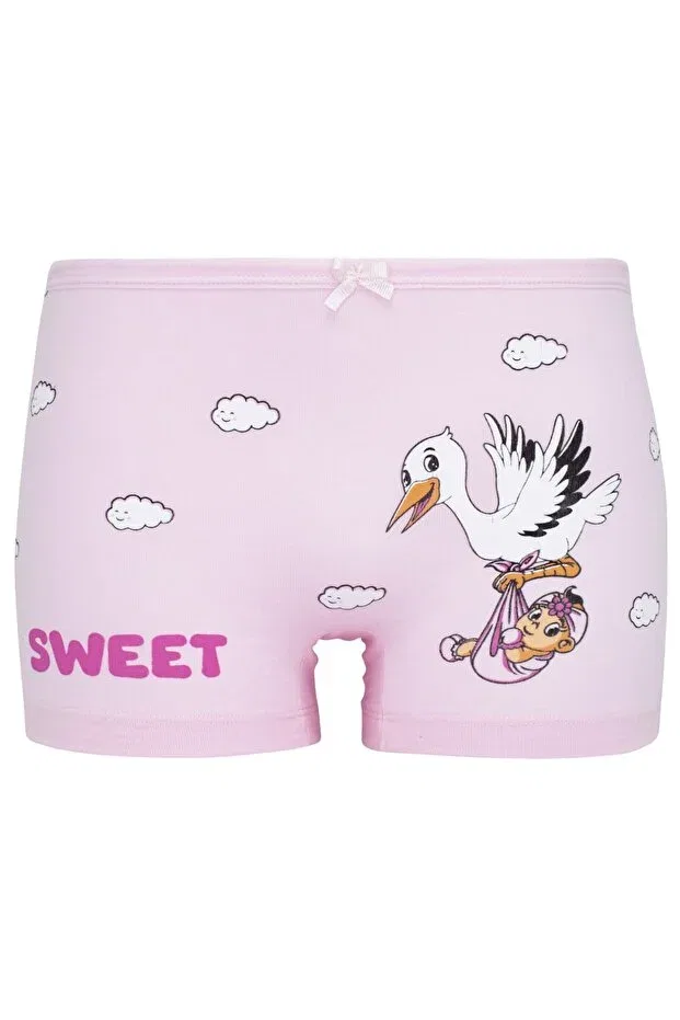 Детские боксеры для девочек с принтом Flying Storks Biyokids, Multicolor — фото 3